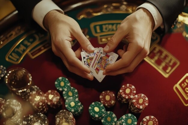 Live dealer studio with multiple camera angles